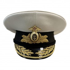 Фуражка ВМФ адмиральская с ручной вышивкой VMF020