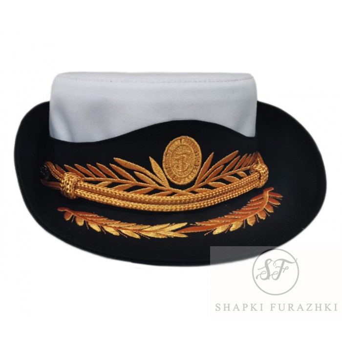 Женская шляпка для парадной формы нового образца, индивидуальный пошив, машинная вышивка F157