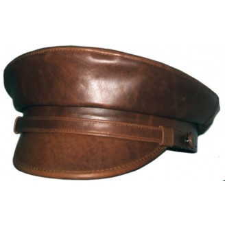 Фуражка кожаная Kepi006