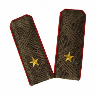 Погоны с машинной вышивкой P031