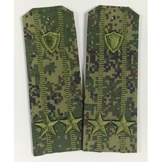 Погоны полевые камуфляж, два просвета, подполковник P198-1 Погоны полевые камуфляж, два просвета, подполковник P198-1