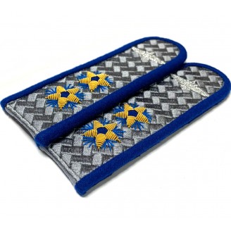 Погоны комбинированная вышивка, ручная + машинная P230