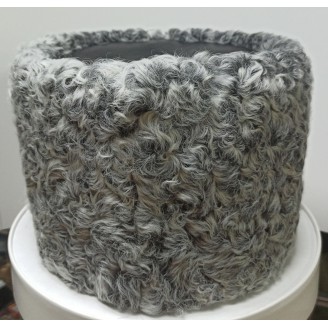 Кубанка форменная, серый каракуль S033