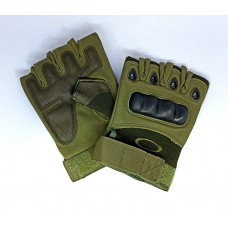 Тактические перчатки зеленые