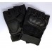 Тактические перчатки черные с пластиковыми накладками в наличии