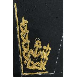  Воротник адмирала ВМФ с ручной вышивкой KRV017